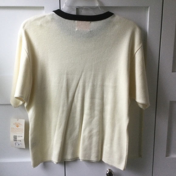 Pendleton Country Sophisticates Vintage NWT Short Sleeve Sweater - Picture 3 of 6